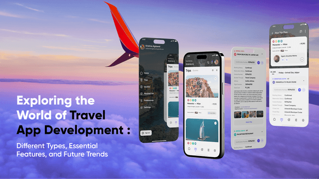 travel app development