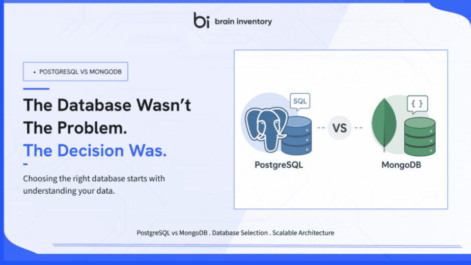 PostgreSQL vs MongoDB: Which Database Is Right for You?