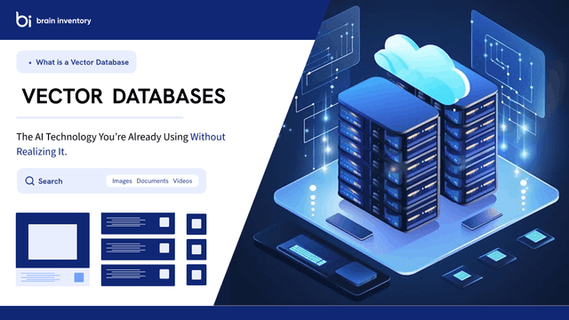Vector database using embeddings and similarity search for AI
